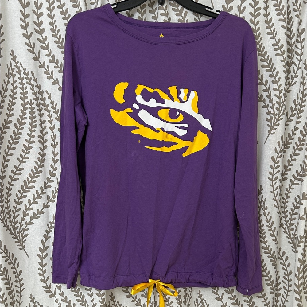 LSU Purple Long Sleeve Top
